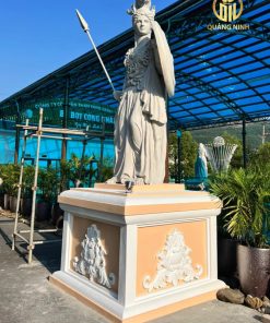 Đắp Tượng Trang Trí Xi Măng Đặt Ở Bể Bơi Công Nhân Tại Quảng Ninh 01
