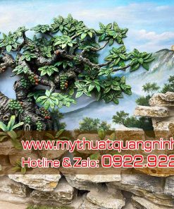 Tranh Đắp Nổi 3D Tại Quảng Ninh 08